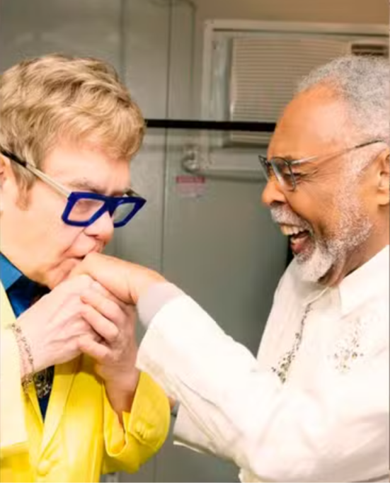 Elton John exalta Gilberto Gil após show no Rock in Rio