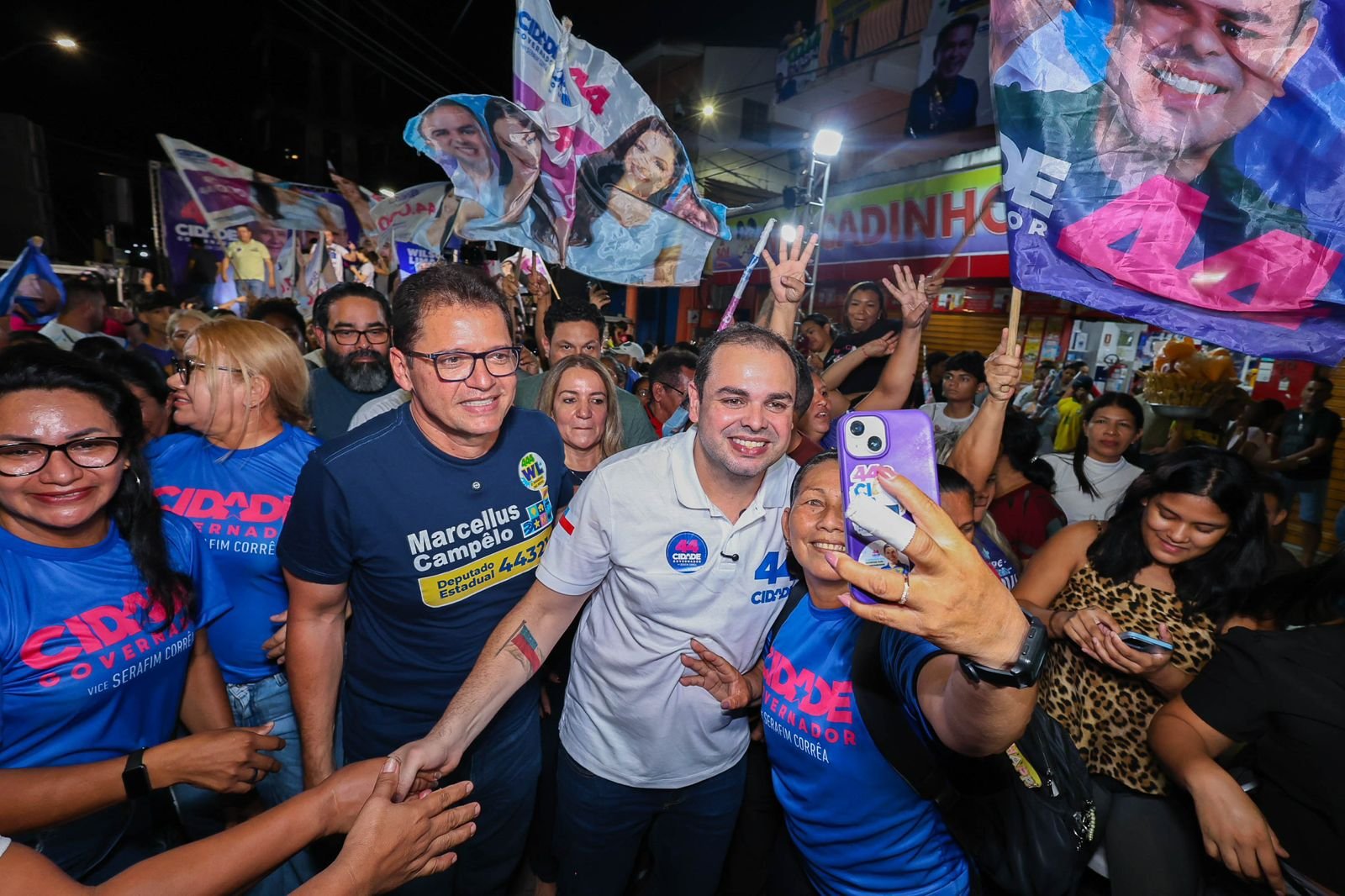 Roberto Cidade destaca investimentos em saúde, segurança e programa social em agenda na Zona Oeste