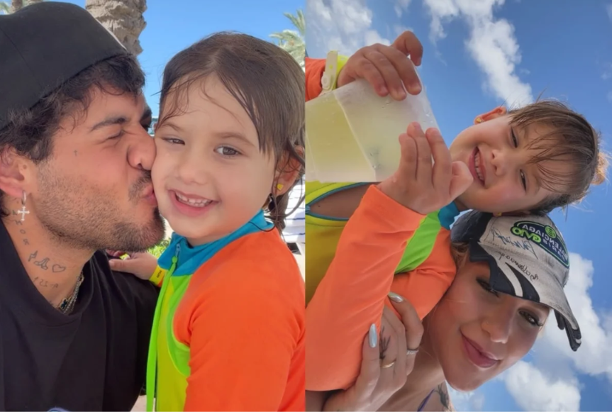 Virginia curte praia com Zé Felipe após término com Vini Jr