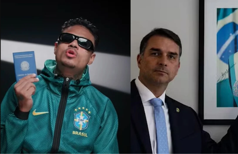 Meta derruba vídeo de MC Cabelinho contra Flávio Bolsonaro