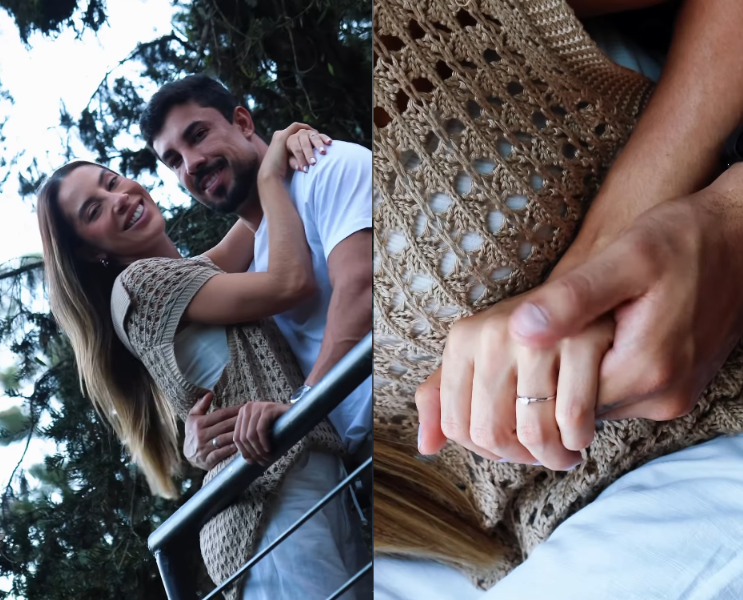 Ex-bbbs Renata Saldanha e Maike ficam noivos
