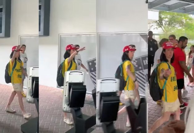 Mulher é denunciada por fazer saudação nazista em local de votação