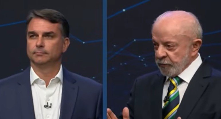 Flávio tem 52% e Lula, 48% dos votos válidos, diz pesquisa Real Time Big Data