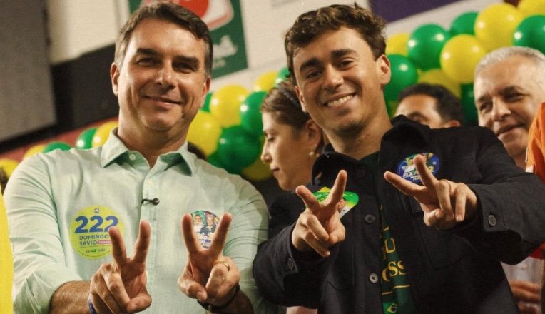 "Bloquinho 22" toma a Ponta Negra hoje com Flávio Bolsonaro, Nikolas Ferreira e Lucas Pavanato