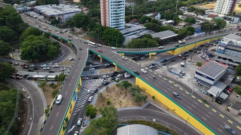 Viaduto na AV. Mário Ypiranga será interditado para manutenção pelos próximos seis dias