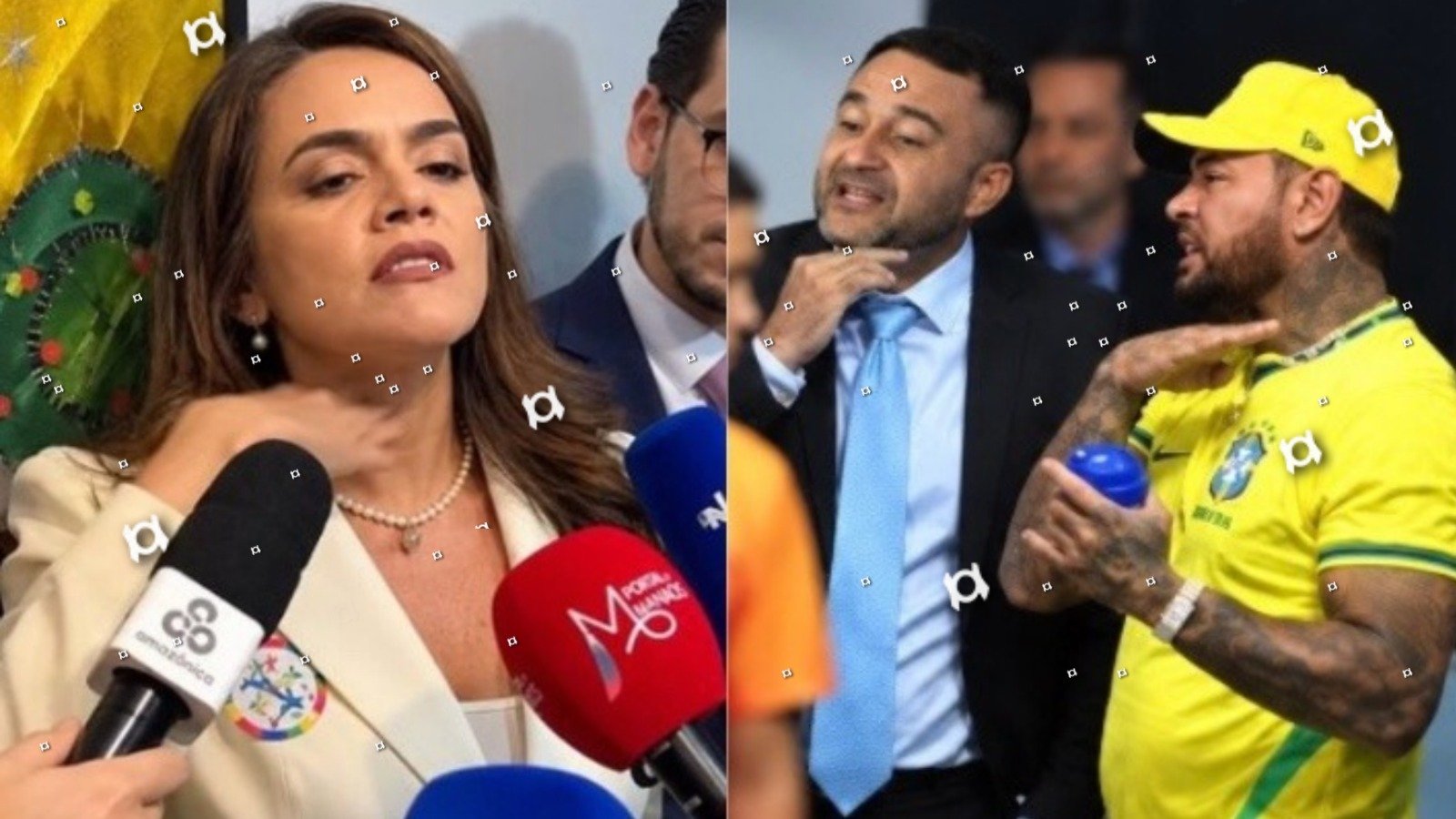 Alessandra Campelo acusa aliado político de ameaça com gesto de degola em bastidor de debate