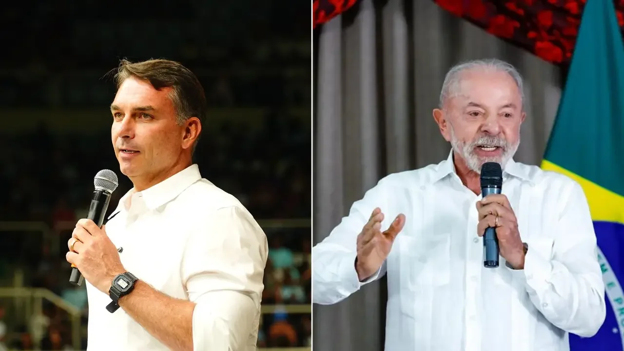 Flávio chega a 52% dos votos válidos e Lula aparece com 48%, aponta pesquisa