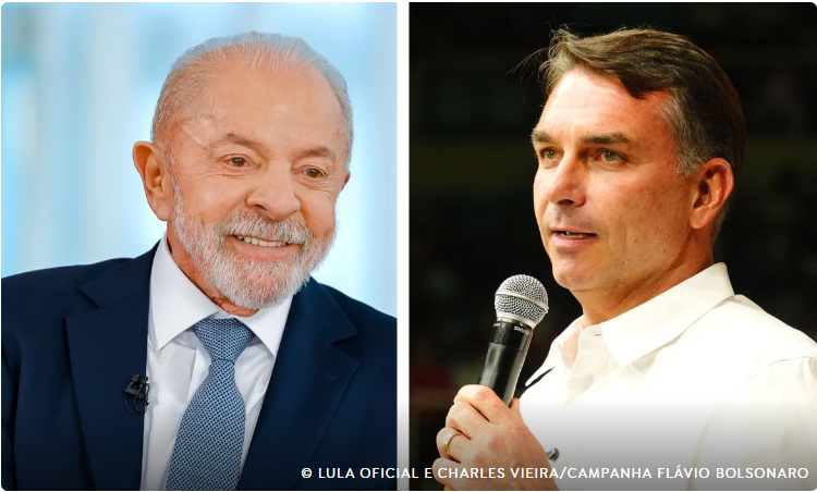 Quaest: Lula tem 47%, e Flávio Bolsonaro, 43%, no 2º turno no Amazonas