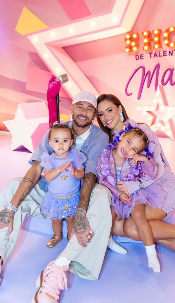 Neymar e Bruna Biancardi fazem festa luxuosa para comemorar aniversário de Mavie
