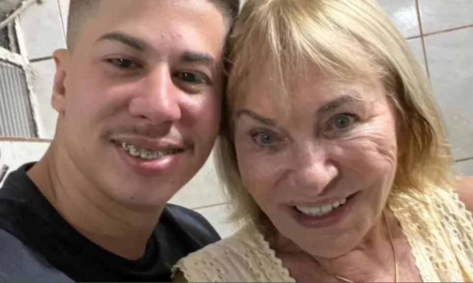 Aos 87, mãe de Eliana estaria namorando influenciador de 24 anos