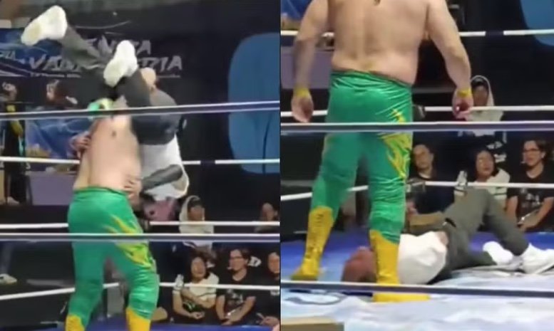 Lutador é preso após matar árbitro com golpe proibido durante evento
