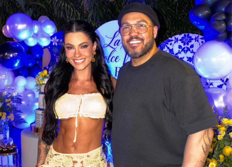 Rayane Figliuzzi comemora aniversário ao lado de Belo em meio às polêmicas