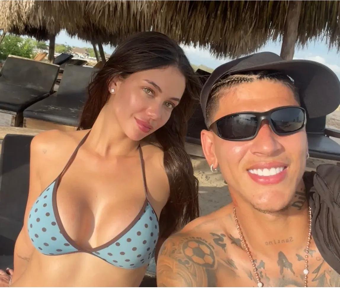 Jogador do Flamengo, Carrascal assume namoro com modelo