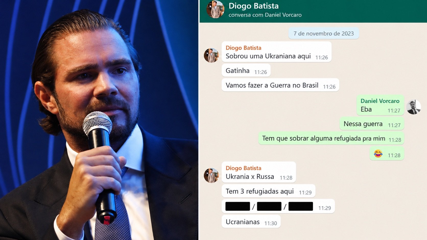 Vorcaro teria sido sócio oculto de agência que recrutava refugiadas ucranianas, aponta investigação