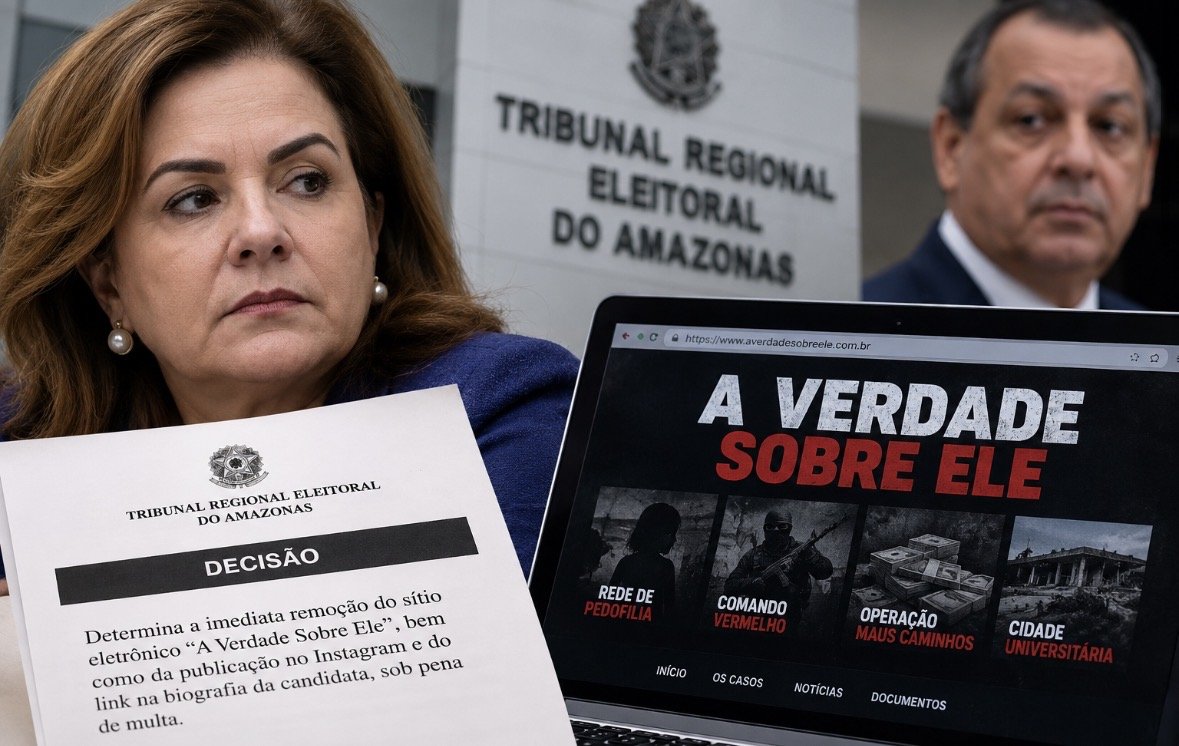 Justiça manda retirar do ar site de Maria do Carmo com acusações contra Omar Aziz