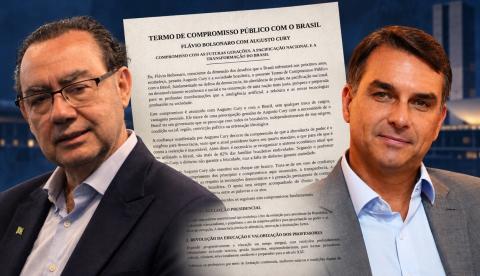 Leia na íntegra documento de compromisso assinado entre Augusto Cury e Flávio Bolsonaro