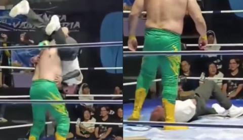 Lutador é preso após matar árbitro com golpe proibido durante evento
