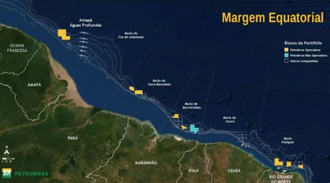 Petrobras avança em nova perfuração e confirma petróleo de qualidade na Bacia da Foz do Amazonas