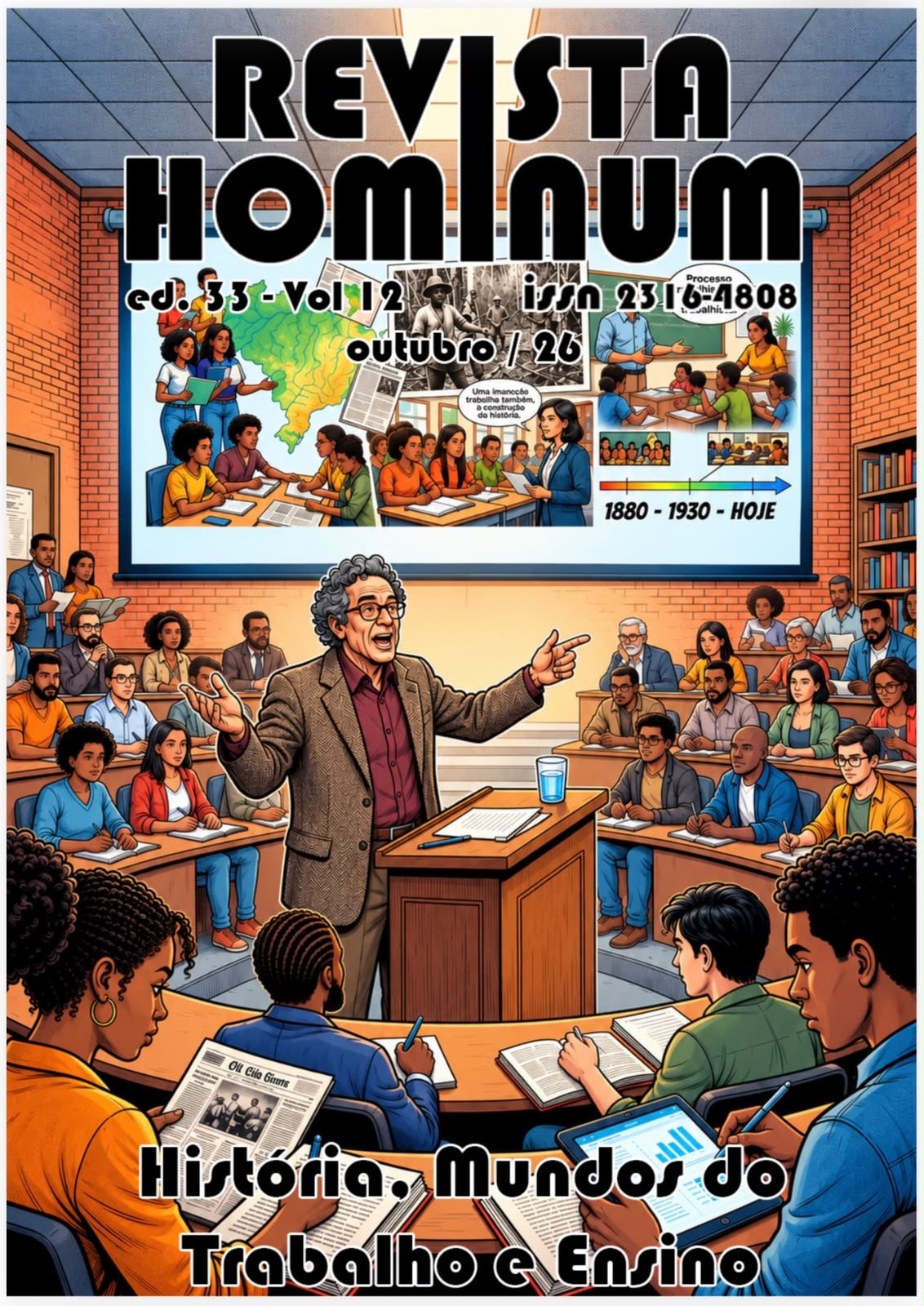Revista Hominum lança dossiê sobre a história do trabalho e do ensino no Amazonas