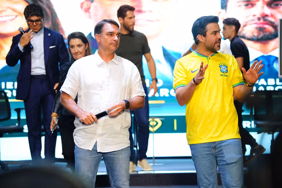 Marçal orienta campanha de Flávio Bolsonaro a “vender o medo” para ganhar eleitores