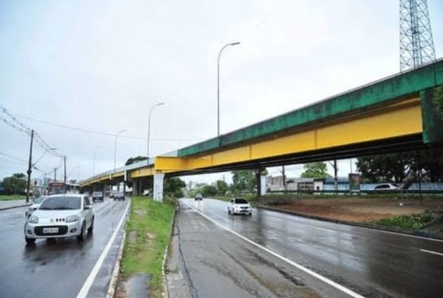 Viaduto Ayrton Senna terá interdição total noturna a partir desta segunda-feira em Manaus