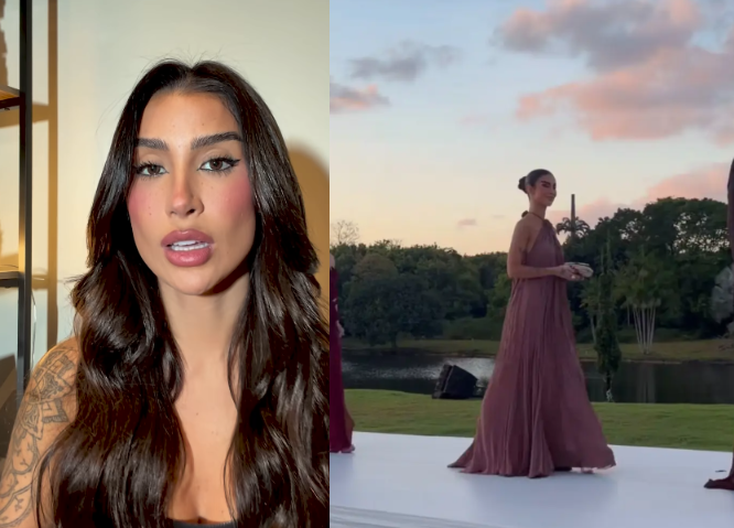 Saiba por que Bianca Andrade entrou sozinha em casamento de Juliette