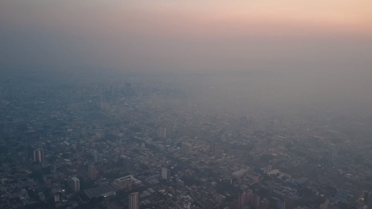 Qualidade do ar chega ao nível 'perigoso' e acende alerta em Manaus neste sábado