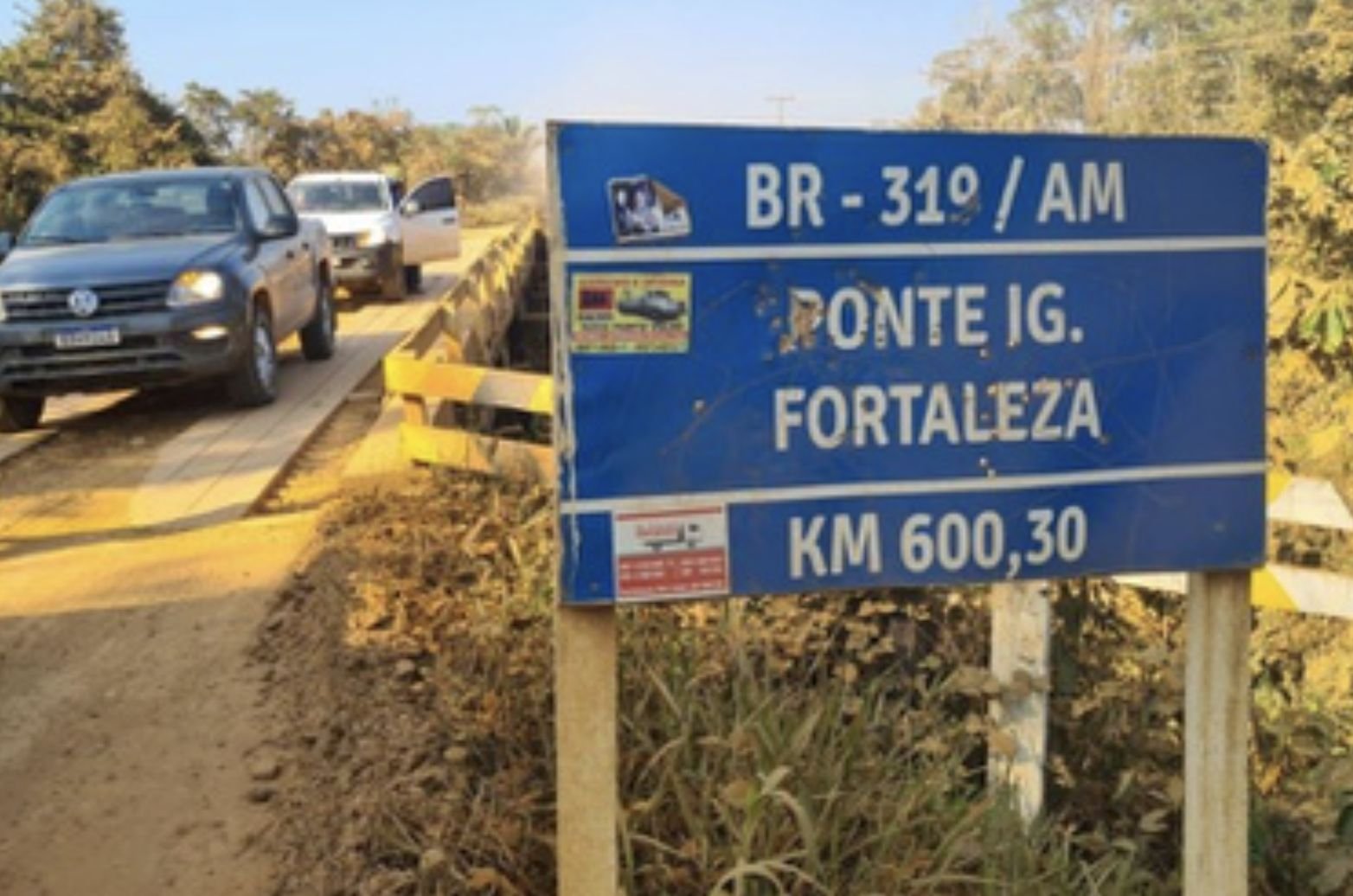Obras fecham ponte da BR-319 por seis horas diárias pelas próximas duas semanas