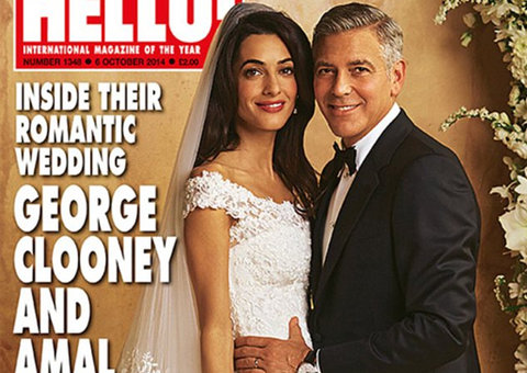 Primeiras fotos do casamento de George Clooney são divulgadas