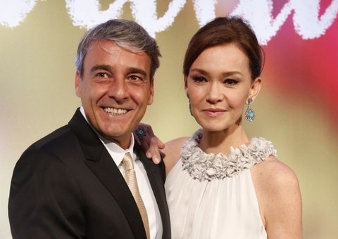 Julia Lemmertz e Alexandre Borges desmentem boatos de separação na TV
