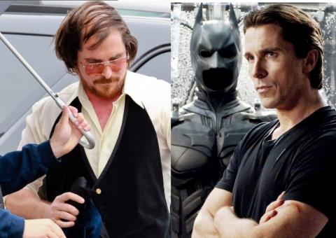 Depois de 'Batman', Christian Bale engorda e fica careca