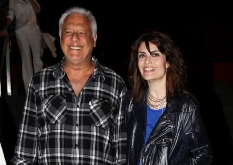 Radiante, Antônio Fagundes assume namoro com Arieta Corrêa