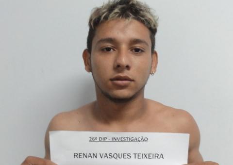 Renan é preso após trocar tiros com a Polícia no Monte das Oliveiras
