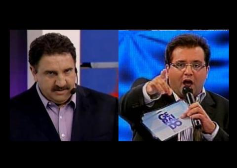 Ratinho e Geraldo Luís se xingam ao vivo por causa do anão