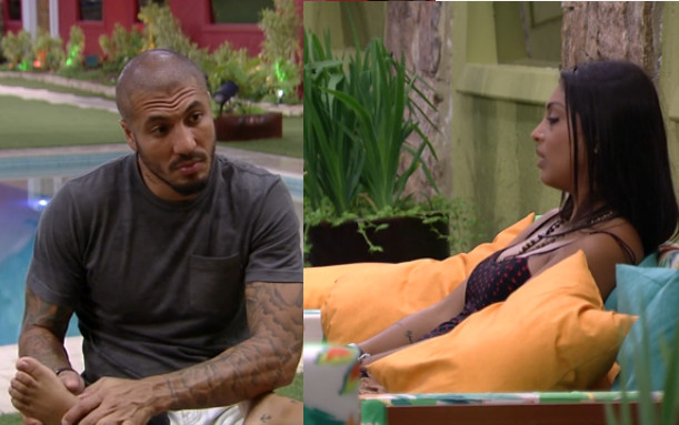 BBB 15: Fernando faz massagem em Amanda e dorme com sister no quarto do líder