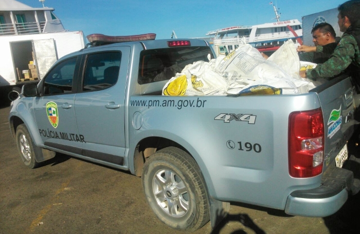 Batalhão Ambiental apreende mais de meia tonelada de pirarucu