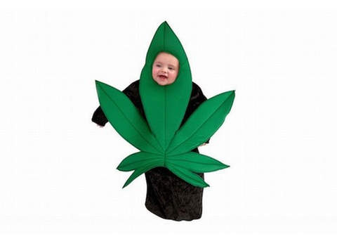 Polêmica: empresa cria fantasia de maconha para bebês