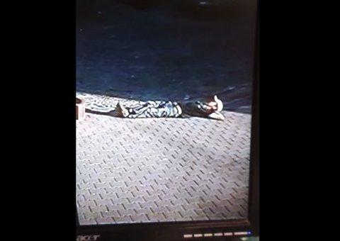 Carro passa por cima da cabeça de bêbado e ele sobrevive