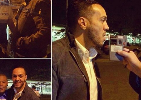  Belo é parado na Blitz da Lei Seca 