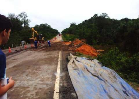 Rodovia Manaus/Boa Vista está operando sem ponte