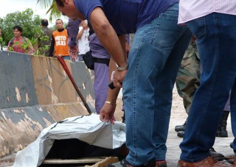 Câmeras do Ciops captam imagens de  acidente que matou um e feriu 4 em Manaus