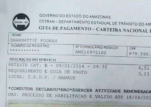 Mulher tenta fazer exame de direção no lugar da irmã