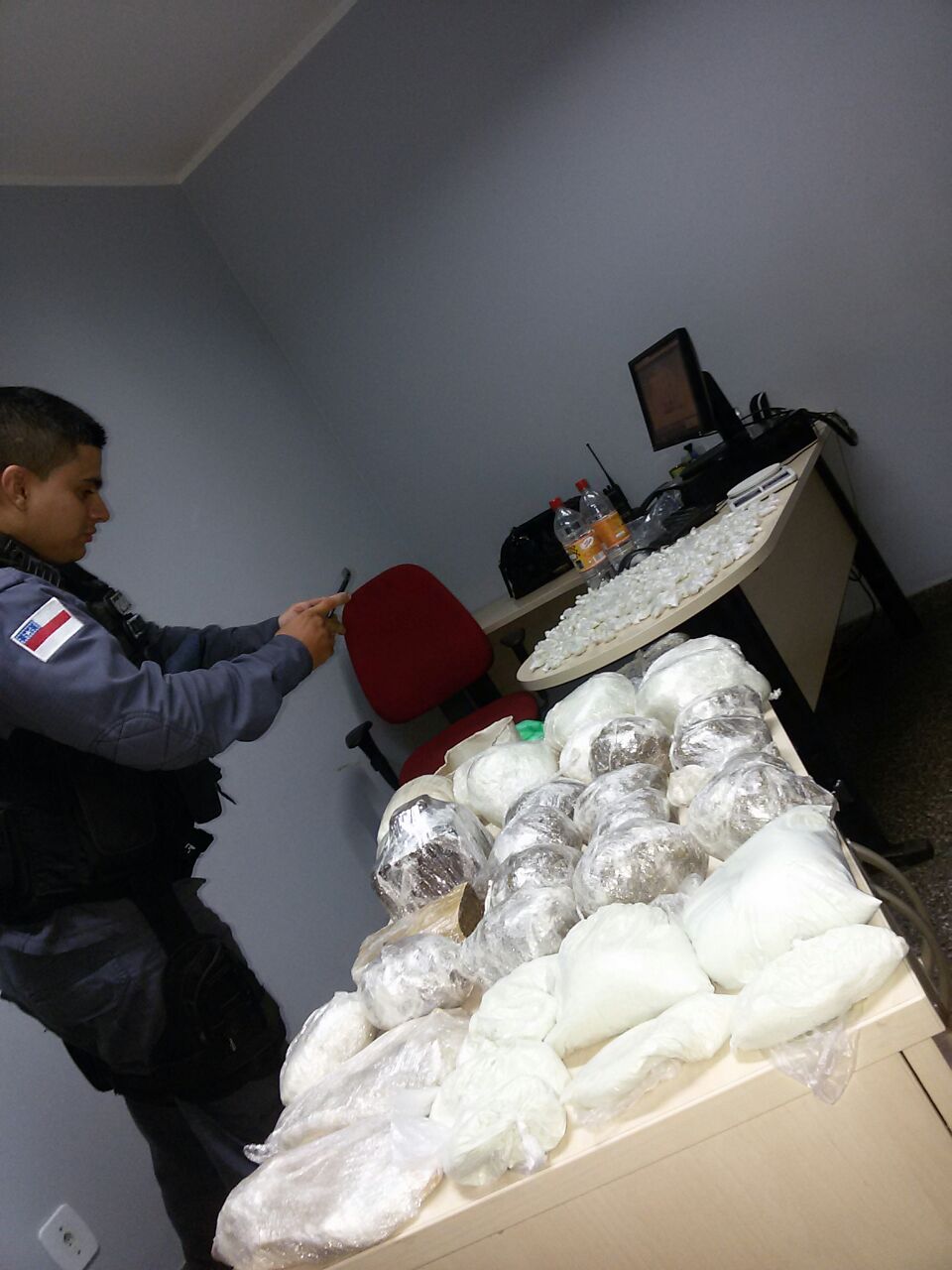 "Gordinha do Bagulho" é presa com 17,5 kg de cocaína