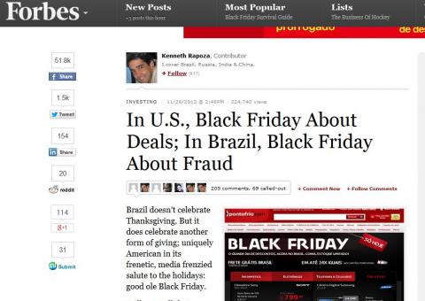 No Brasil, evento de liquidação é uma fraude, diz revista Forbes