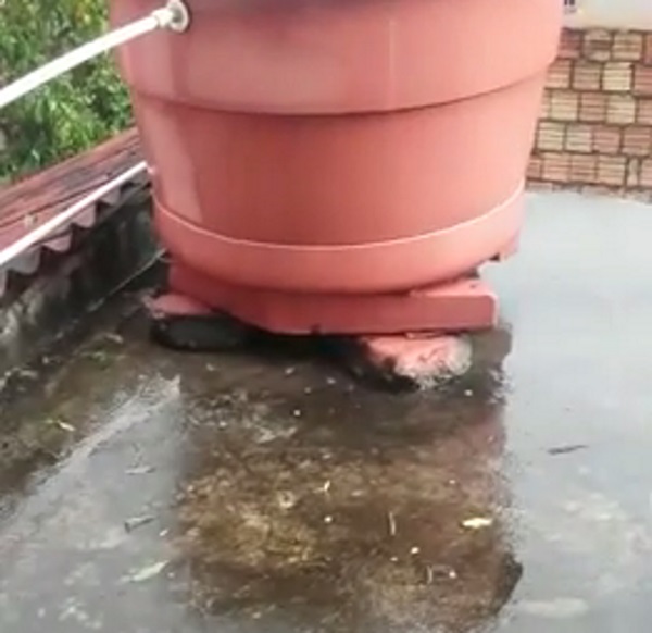 Chuva  de granizo surpreende moradores do Ajuricaba