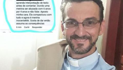 Padre causa revolta ao dizer que menina de 10 anos 'compactou com estupro'