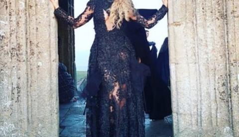 Divulgadas fotos de Lívia Andrade se casando de preto com noivo misterioso