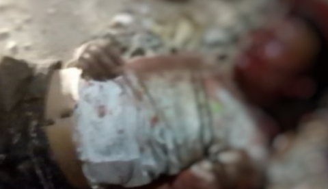 Suspeito de assalto é espancado e tem pés e mãos amarrados por populares em Manaus