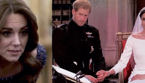Meghan Markle teria feito Kate Middleton chorar durante briga no dia do casamento com príncipe Harry