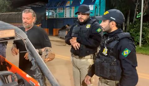 PRF apreende quadriciclo de Richard Rasmussen durante expedição na BR-319